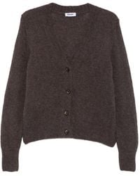 Base London - Wool V-Necked Cardigan - Lyst