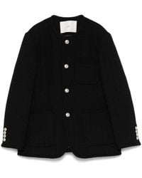 DUNST - Tweed Oversized Jacket - Lyst