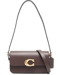 COACH - Zoe Leather Shoulder Bag - Lyst