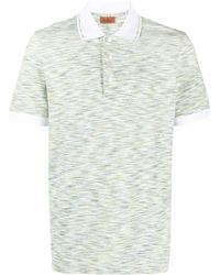Missoni - Tie-Dye Print Cotton Polo Shirt - Lyst