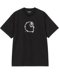 Carhartt - Logo Cotton T-Shirt - Lyst
