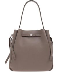 Tory Burch - Romy Large Leather Bucket Bag - Lyst