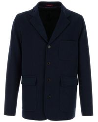 Gucci - Cotton Jersey Single-Breasted Jacket - Lyst