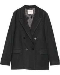 Closed - Double-Breasted Blazer Jacket - Lyst