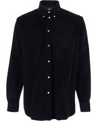 Fendi - Camicia Con Ricamo Ff - Lyst