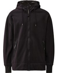 C.P. Company - Goggle Detail Full Zip Hoodie - Lyst
