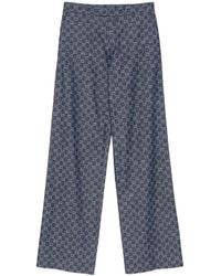 Gucci - Gg Cotton Trousers - Lyst