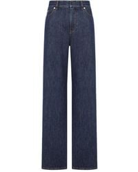Fendi - 'Ff' Padded Jeans - Lyst