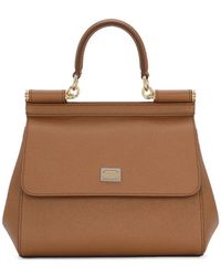 Dolce & Gabbana - Sicily Medium Leather Handbag - Lyst