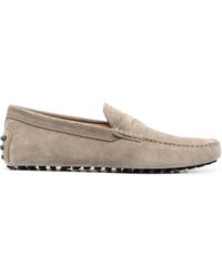 Tod's - Gommini Suede Driving Shoes - Lyst
