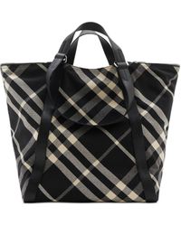 Burberry - Festival Canvas Tote Bag - Lyst