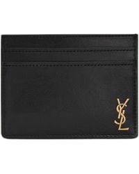 Saint Laurent - Tiny Cassandre Card Holder - Lyst