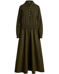 Polo Ralph Lauren - Hybrid Knit Polo-Bodice Dress - Lyst