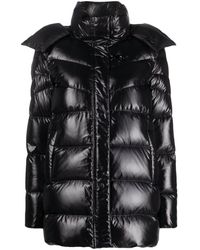 Fay - Padded Down Hooded Jacket - Lyst