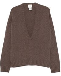Alysi - Wool V-Necked Jumper - Lyst