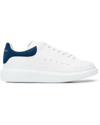 Alexander McQueen Sneaker In Pelle - Bianco