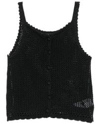DUNST - Linen And Cotton Blend Top - Lyst
