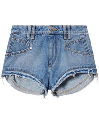 Isabel Marant - Eneidala Denim Shorts - Lyst