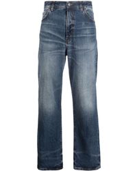 Haikure - Jeans dritti con effetto schiarito - Lyst