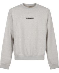 Jil Sander - Cotton Sweatshirt - Lyst