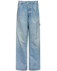 MM6 by Maison Margiela - Denim Cotton Jeans - Lyst