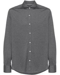 Brunello Cucinelli - Silk And Cotton Blend Shirt - Lyst