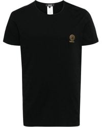 Versace - Logo Organic Cotton T-Shirt - Lyst