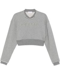 McQueen - Classic Crewneck Sweatshirt - Lyst