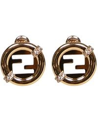 Fendi - Orecchini Ever Round - Lyst