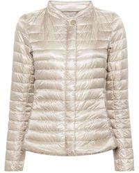 Herno - Nylon Short Down Jacket - Lyst
