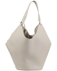 KHAITE - Lotus Medium Leather Shoulder Bag - Lyst