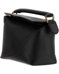 Loewe - Puzzle Edge Mini Leather Handbag - Lyst