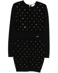Elisabetta Franchi - Viscose Mini Dress - Lyst