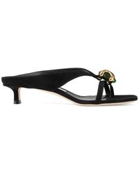 Jimmy Choo - Emeri Suede Leather Sandals - Lyst