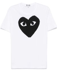 COMME DES GARÇONS PLAY - Cotton T-Shirt - Lyst