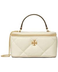 Tory Burch - Kira Diamond Leather Vanity Case - Lyst