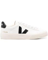 Veja - Campo Chromefree Leather Extra-White_Black - Lyst
