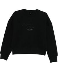 Emporio Armani - Cotton Crewneck Sweatshirt - Lyst