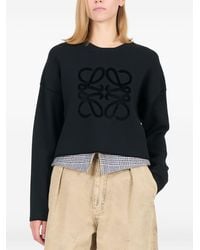 Loewe - Anagram Crewneck Sweater - Lyst
