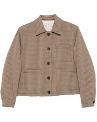 White Sand - Checked Jacket - Lyst