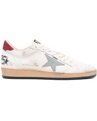 Golden Goose - Ball-Star Leather Sneakers - Lyst