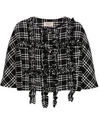 ALESSANDRO ENRIQUEZ - Checked Short Jacket - Lyst