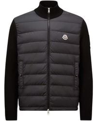 Moncler - Padded Cardigan With Zip - Lyst