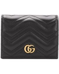Gucci - GG Marmont Leather Card Case - Lyst