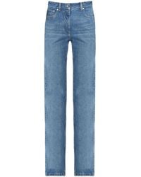 Ferragamo - Jeans svasati a vita alta - Lyst