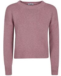 Base London - Cotton And Linen Blend Sweater - Lyst