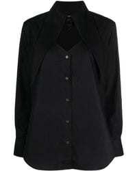 Vivienne Westwood - Cut-out Heart Cotton Shirt - Lyst