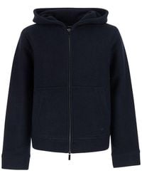Emporio Armani - Wool Blend Blouson Jacket - Lyst