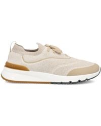 Brunello Cucinelli - Sneakers With Lace-Up Detail - Lyst