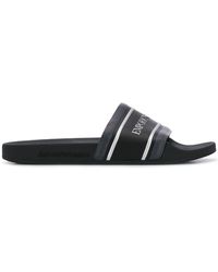 Mens armani sliders sale Clearance